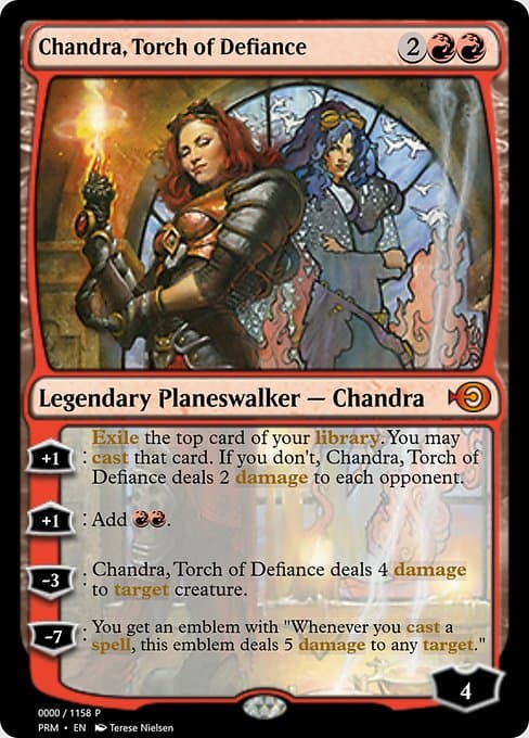 Chandra, Torch of Defiance from Magic Online Promos (Mythic)