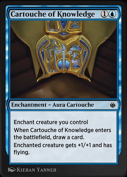 Cartouche of Knowledge from Amonkhet Remastered (Common)
