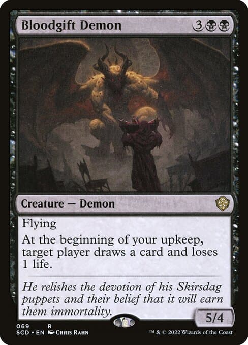 Bloodgift Demon from Starter Commander Decks (Rare)