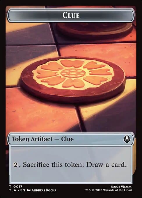 Clue from Avatar: The Last Airbender Tokens (Common)