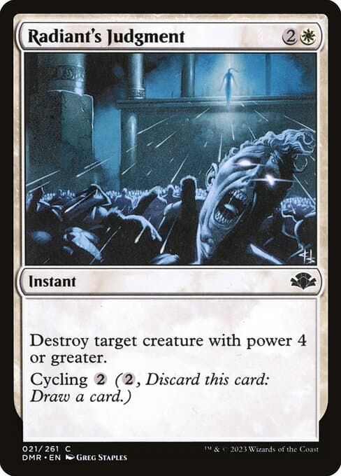 Radiant's Judgment from Dominaria Remastered (Common)