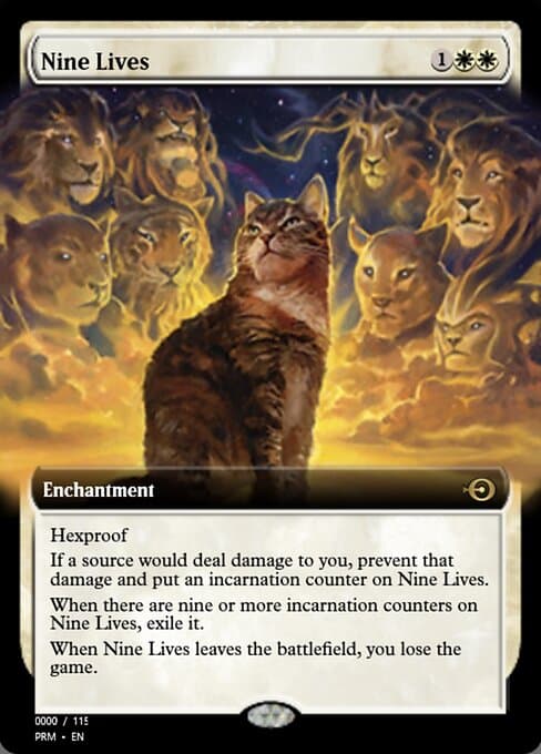 Nine Lives from Magic Online Promos (Rare)
