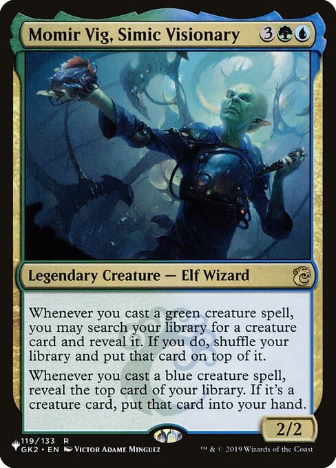 Momir Vig, Simic Visionary from The List (Rare)