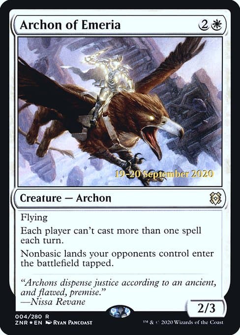 Archon of Emeria from Zendikar Rising Promos (Rare)