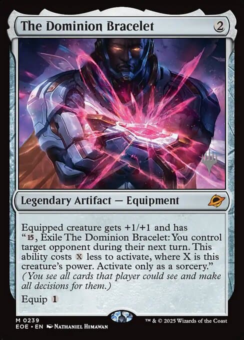 The Dominion Bracelet from Edge of Eternities Promos (Mythic)