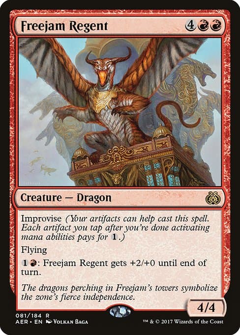 Freejam Regent from Aether Revolt (Rare)