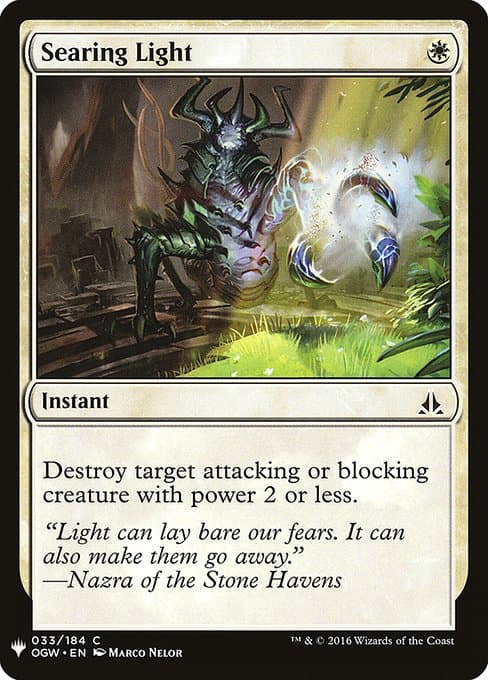 Searing Light from The List (Common)