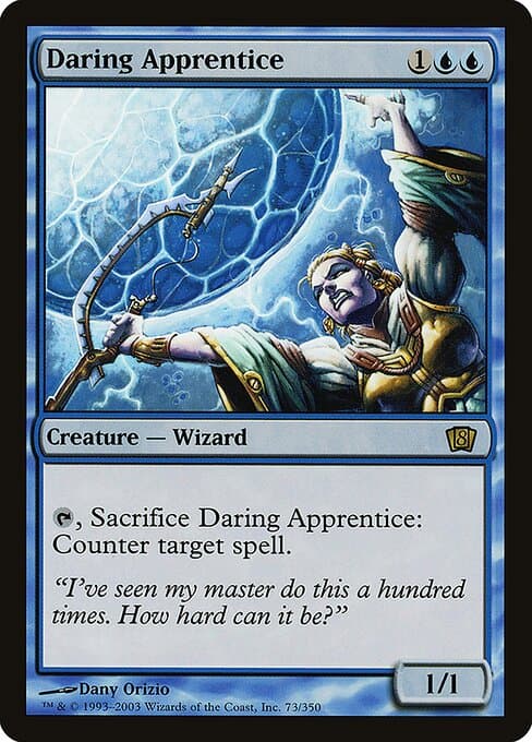 Daring Apprentice from Eighth Edition (Rare)
