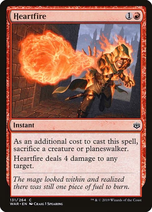 Heartfire from War of the Spark (Common)