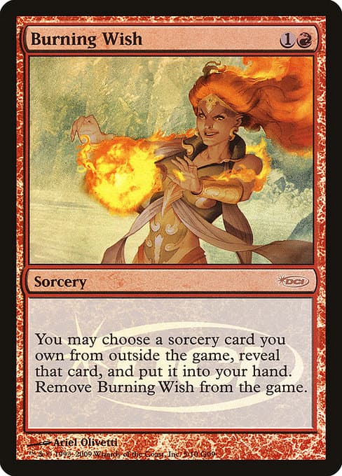 Burning Wish from Judge Gift Cards 2009 (Rare)