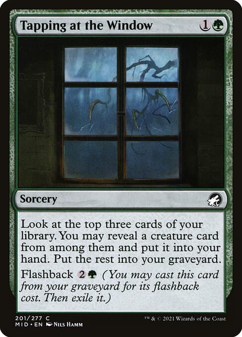 Tapping at the Window from Innistrad: Midnight Hunt (Common)