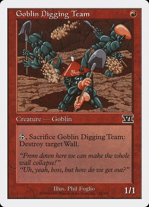 Goblin Digging Team from Classic Sixth Edition (Common)