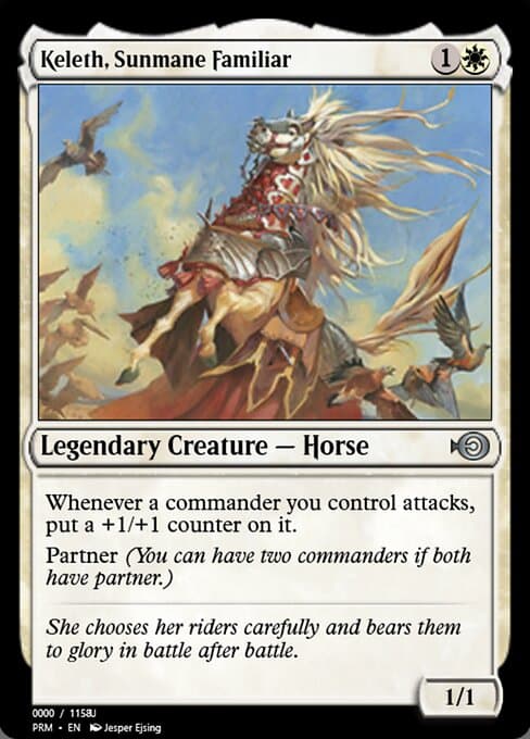 Keleth, Sunmane Familiar from Magic Online Promos (Uncommon)