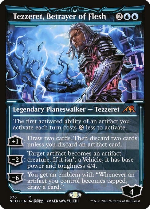 Tezzeret, Betrayer of Flesh from Kamigawa: Neon Dynasty (Mythic)