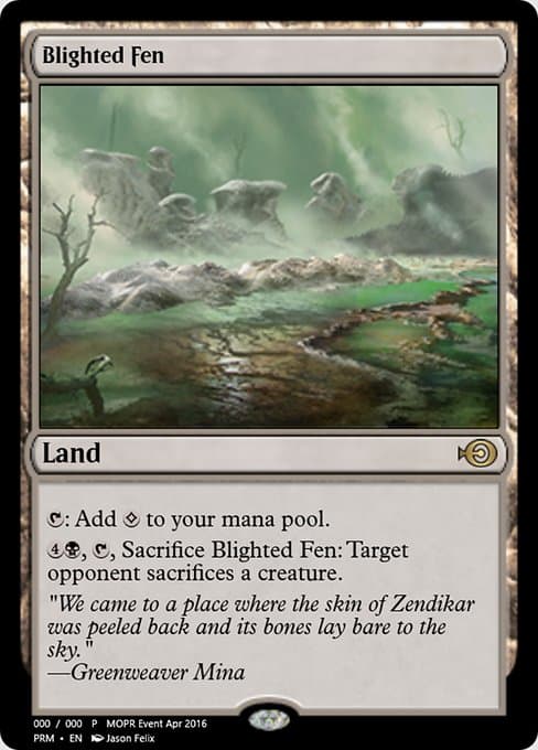 Blighted Fen from Magic Online Promos (Rare)