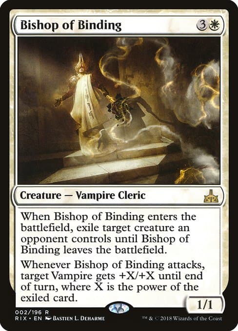 Bishop of Binding from Rivals of Ixalan (Rare)