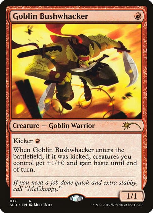 Goblin Bushwhacker from Secret Lair Drop (Rare)