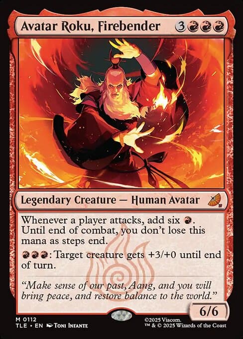 Avatar Roku, Firebender (Mythic)