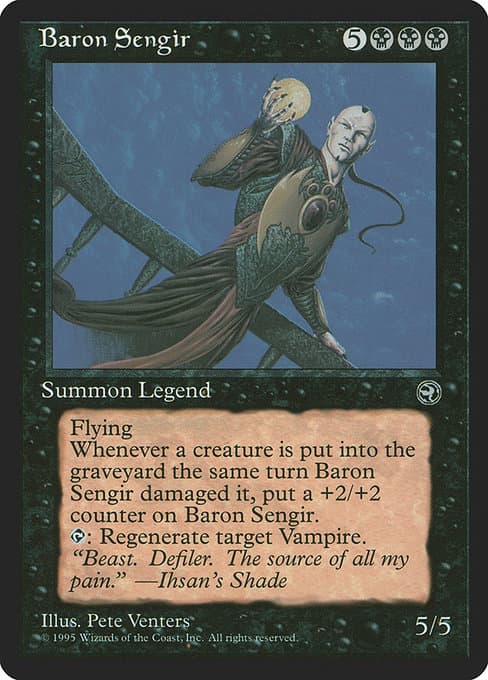 Baron Sengir from Homelands (Rare)