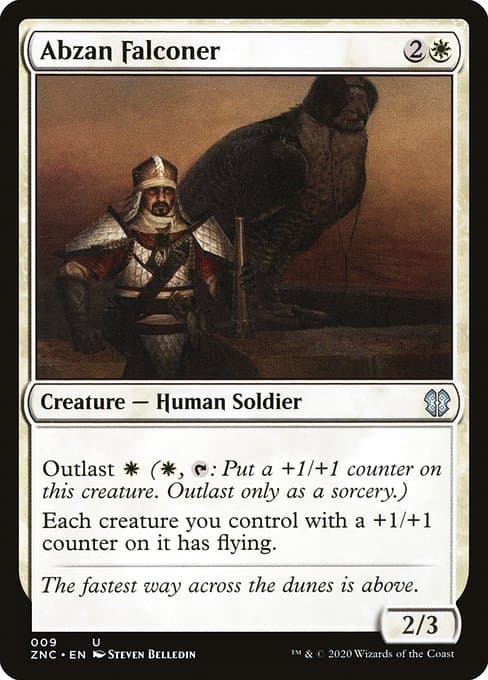 Abzan Falconer from Zendikar Rising Commander (Uncommon)