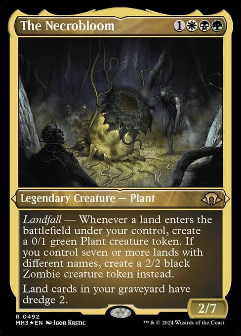 The Necrobloom from Modern Horizons 3 (Rare)