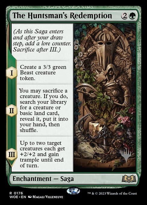 The Huntsman's Redemption from Wilds of Eldraine Promos (Rare)