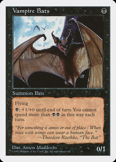 Vampire Bats from Fifth Edition (Common)
