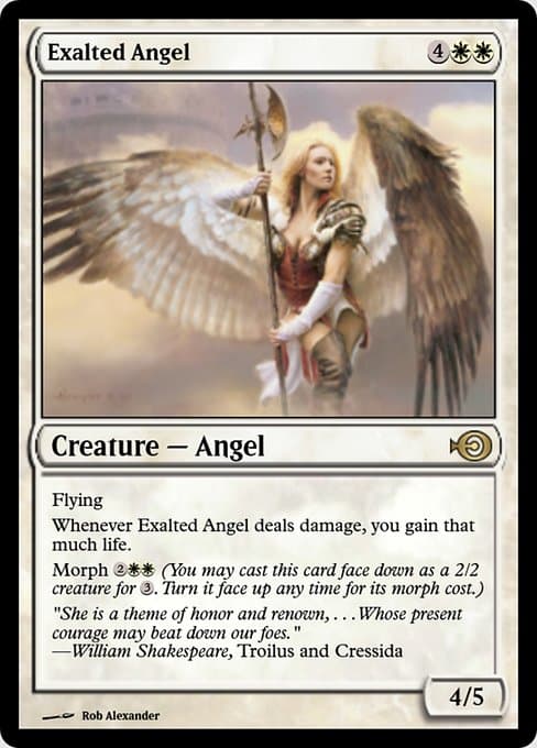 Exalted Angel from Magic Online Promos (Rare)