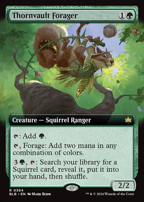 Thornvault Forager from Bloomburrow (Rare)