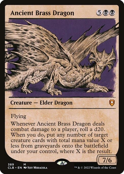 Ancient Brass Dragon from Commander Legends: Battle for Baldur's Gate (Mythic)