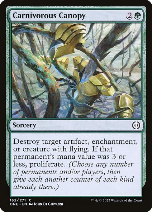 Carnivorous Canopy from Phyrexia: All Will Be One (Common)