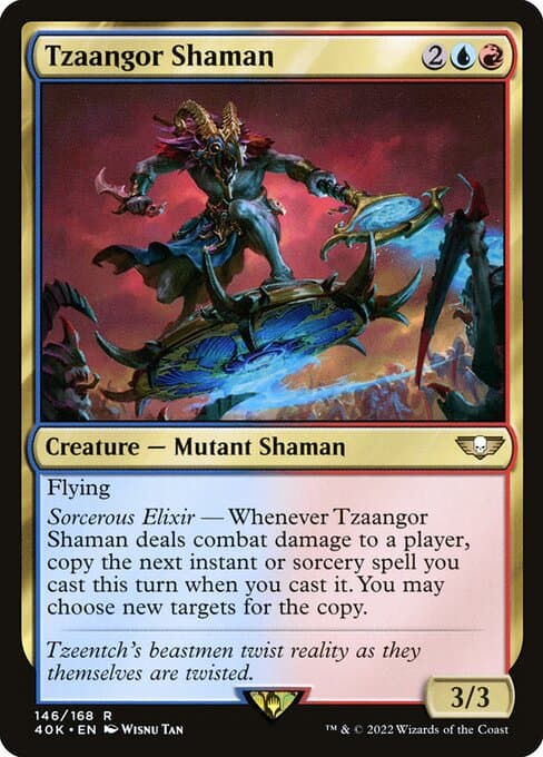 Tzaangor Shaman from Warhammer 40,000 Commander (Rare)