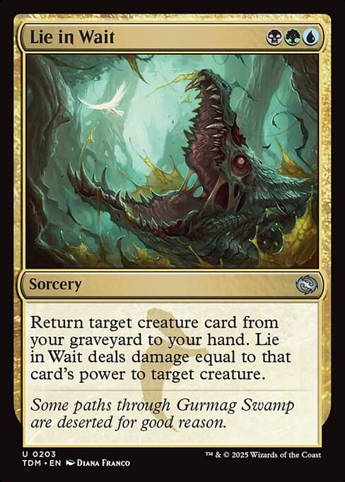Lie in Wait from Tarkir: Dragonstorm (Uncommon)