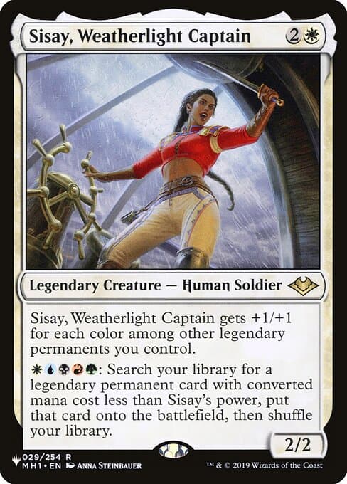 Sisay, Weatherlight Captain from The List (Rare)