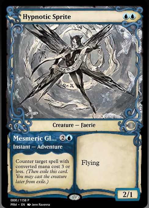 Hypnotic Sprite // Mesmeric Glare from Magic Online Promos (Uncommon)