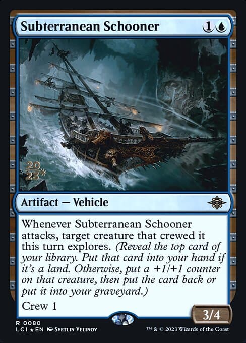 Subterranean Schooner from The Lost Caverns of Ixalan Promos (Rare)
