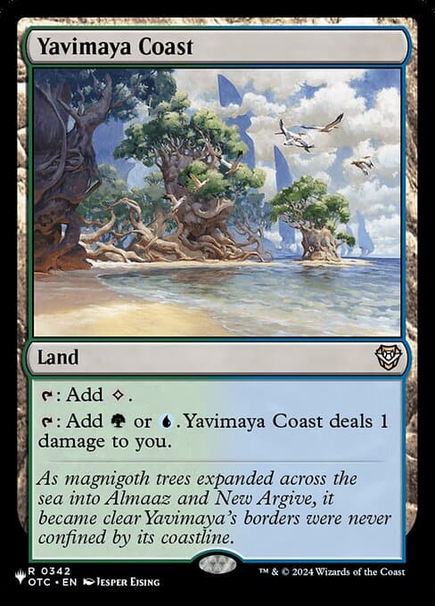 Yavimaya Coast from The List (Rare)