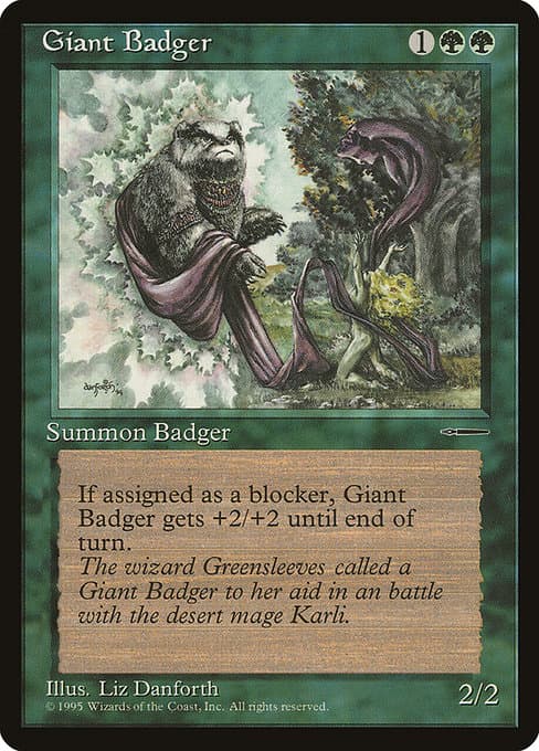 Giant Badger (Rare)