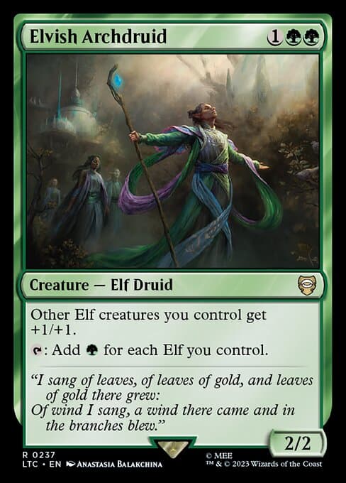 Elvish Archdruid from Tales of Middle-earth Commander (Rare)