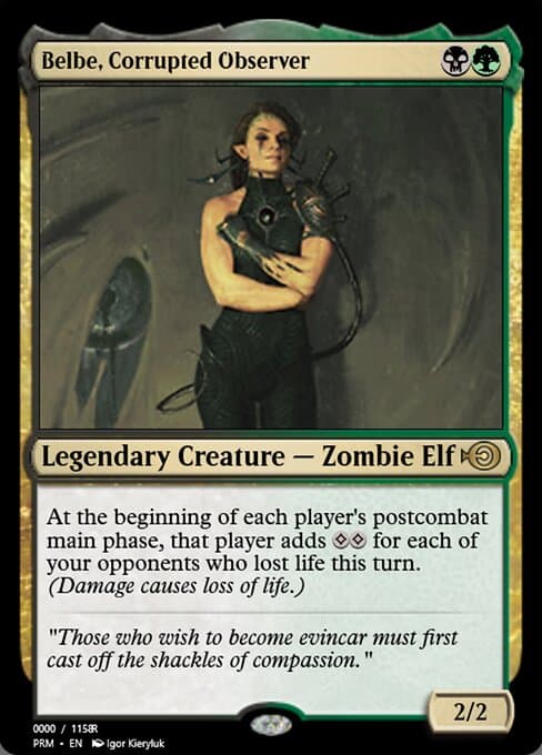 Belbe, Corrupted Observer from Magic Online Promos (Rare)