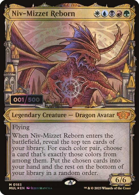 Niv-Mizzet Reborn from Multiverse Legends (Mythic)