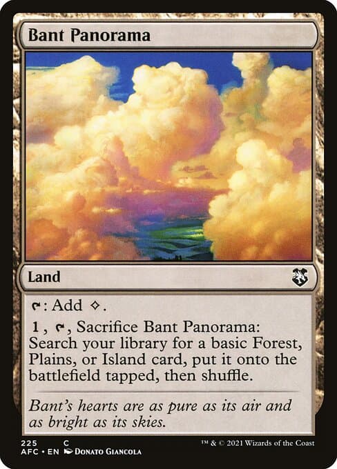 Bant Panorama from Forgotten Realms Commander (Common)