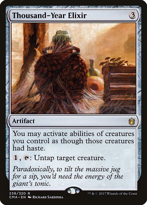 Thousand-Year Elixir from Commander Anthology (Rare)
