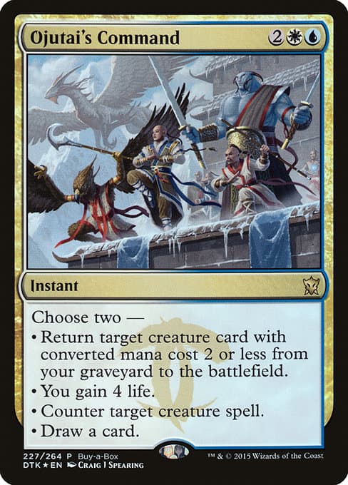 Ojutai's Command from Dragons of Tarkir Promos (Rare)