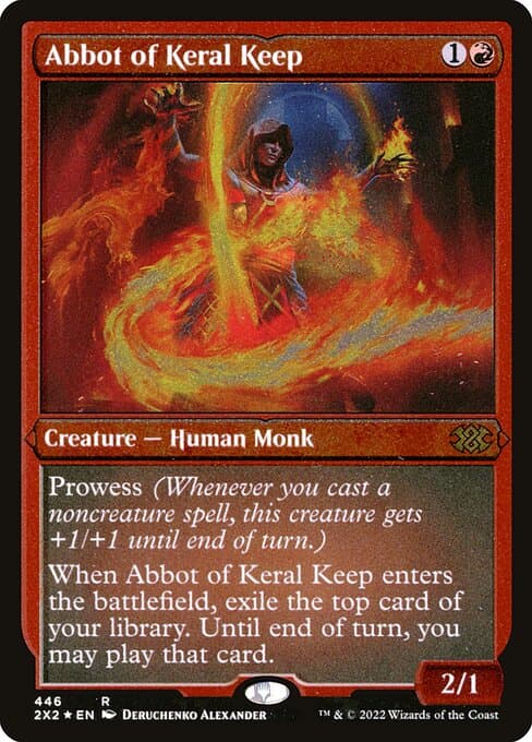 Abbot of Keral Keep from Double Masters 2022 (Rare)