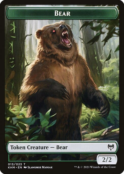 Bear from Kaldheim Tokens (Common)