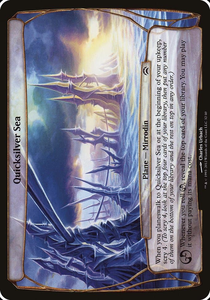 Quicksilver Sea from Planechase 2012 Planes (Common)