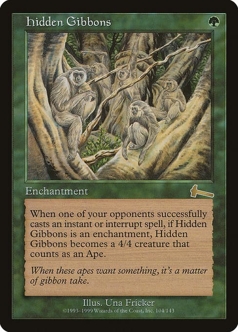 Hidden Gibbons from Urza's Legacy (Rare)