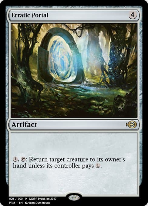 Erratic Portal from Magic Online Promos (Rare)