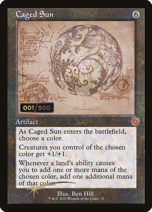 Caged Sun from The Brothers' War Retro Artifacts (Mythic)